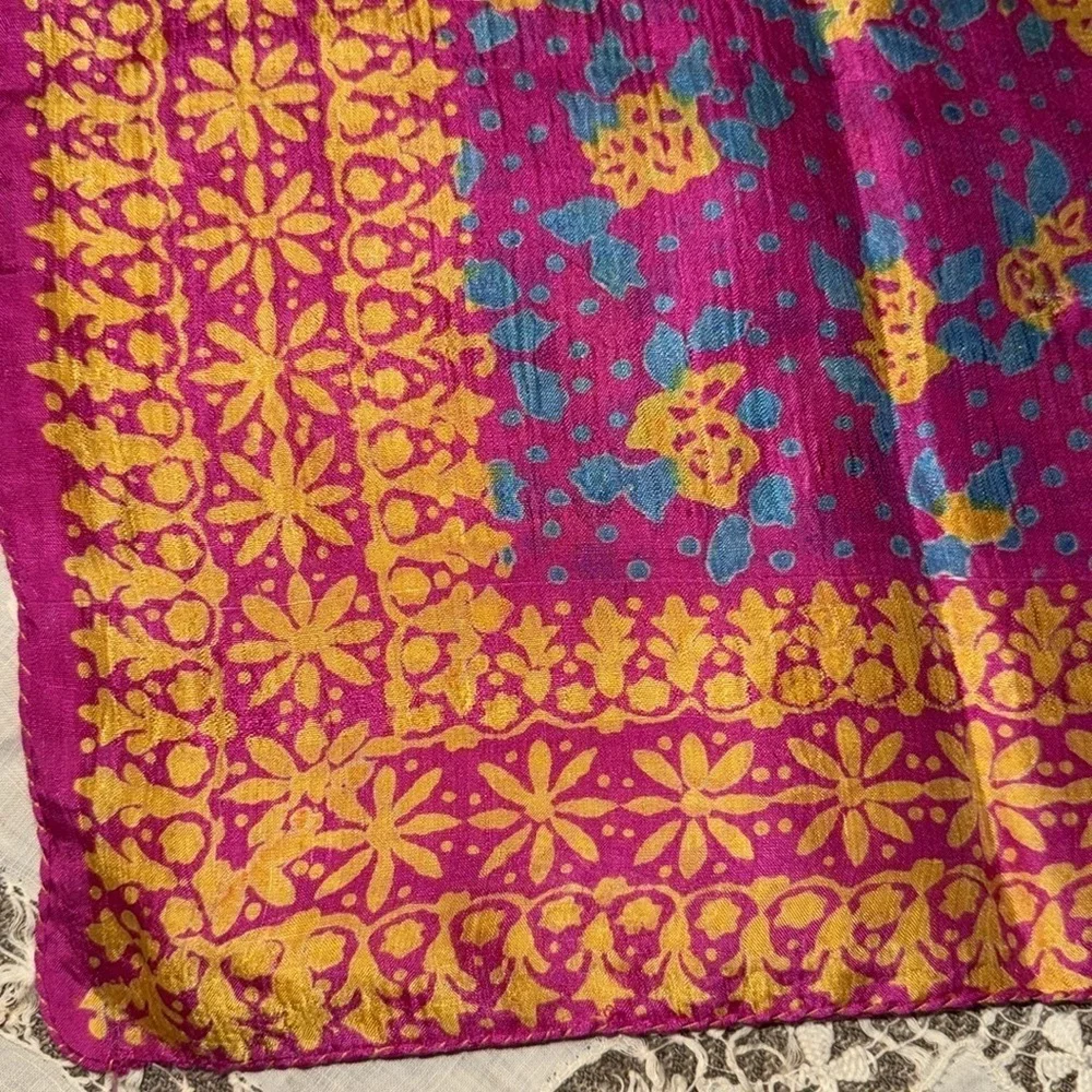 Delicate silk scarf